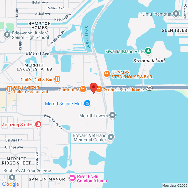Map of the area